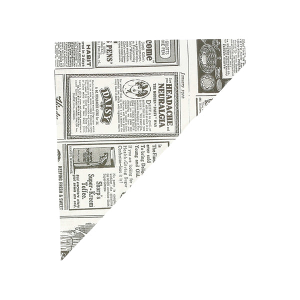 Papier-Spitztüten 70g, 140x200mm, Newspaper, für Pommes/Snacks, 2000 Stk.