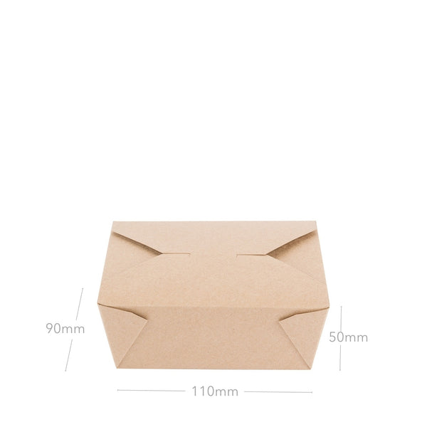 Take-Out-Box 500ml, Kraftpapier, 110x90x50mm, 450 Stk.