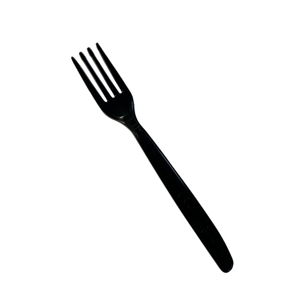 Mehrweg-Gabel, 18,5cm, PP, schwarz, 500 Stk.
