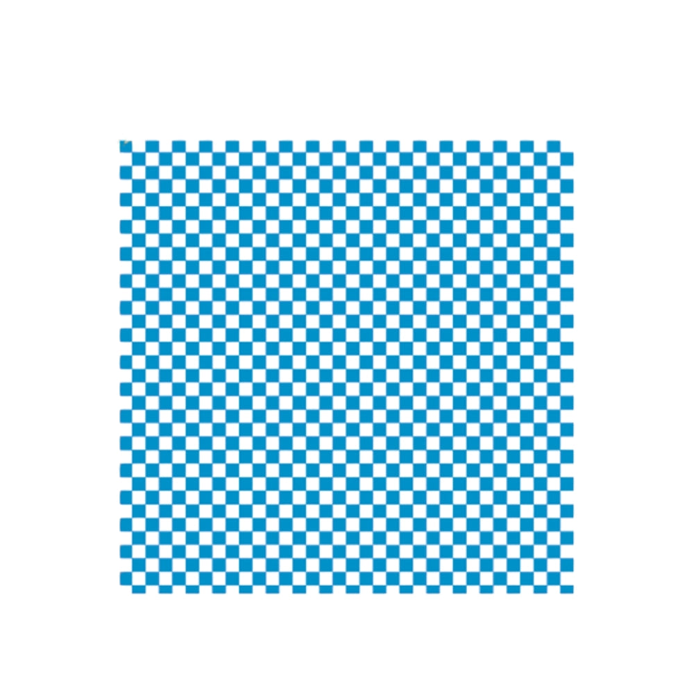Burgerpapier, fettabweisend, 31x31cm, blau/weiß-kariert, 1000 Stk.