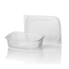 PP-Feinkostbecher 200ml Eckig, inkl. Deckel, 250 Sets