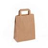 Papiertragetaschen 22x12x28cm, braun, Flachhenkel, 250 Stk.
