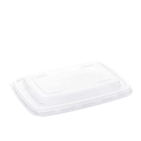 PP-Deckel für Bagasse-Menüschale ungeteilt, 160x230mm, 150 Stk.