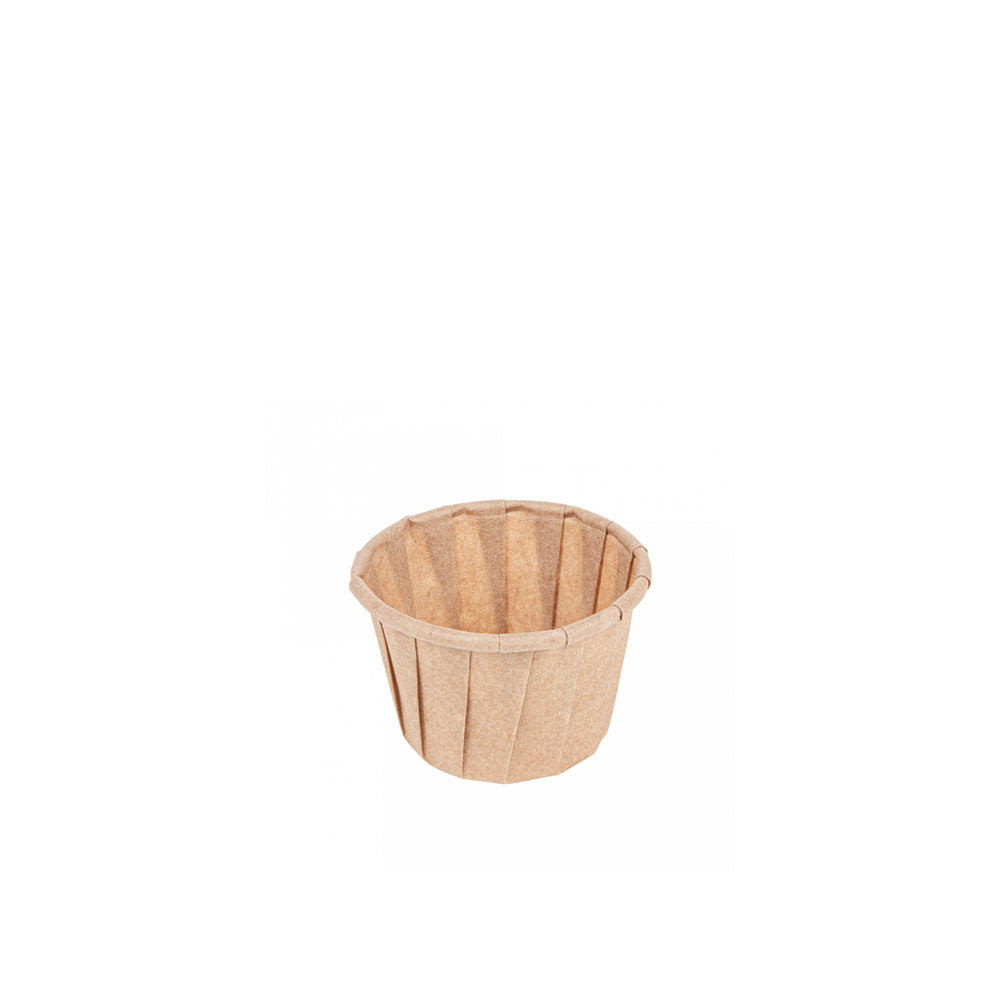 Papier-Portionsbecher, 30ml, braun, 250 Stk.