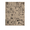 Burgerpapier, fettabweisend, 31x38cm, braun, Newspaper, 1000 Stk.