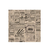 Burgerpapier, fettabweisend, 31x31cm, braun, Newspaper, 1000 Stk.