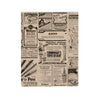 Burgerpapier, fettabweisend, 28x34cm, braun, Newspaper, 1000 Stk.