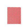 Mini-Burgerpapier, fettabweisend, 20x25cm, rot/weiß-kariert, 1000 Stk.