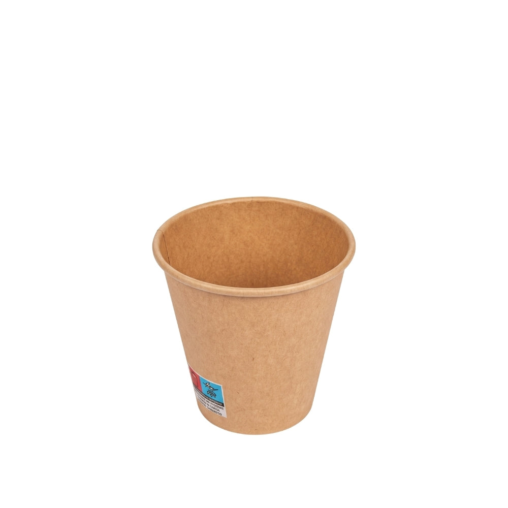 Coffee To-Go Pappbecher 8oz, 200ml, kraft-braun, Ø90 x 85mm, 1000 Stk.