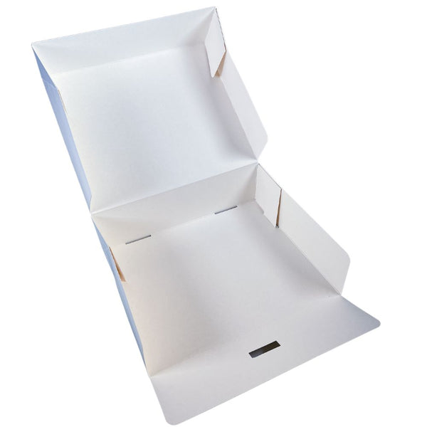 Donut Box 6er, Karton, 310x220x80mm, weiß, 150 Stk.