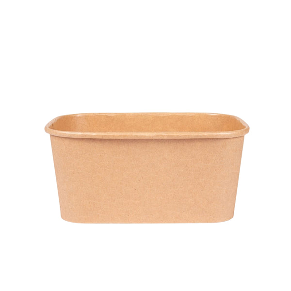 Karton-Schalen, 1000ml, eckig, 170x115x70mm, 300 Stk.