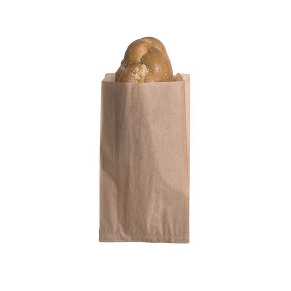 Bäckerfaltenbeutel, braun, 15x6,5x28cm, 1000 Stk.
