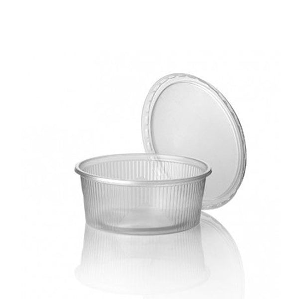 PP-Feinkostbecher 125ml Rund, inkl. Deckel, 250 Sets
