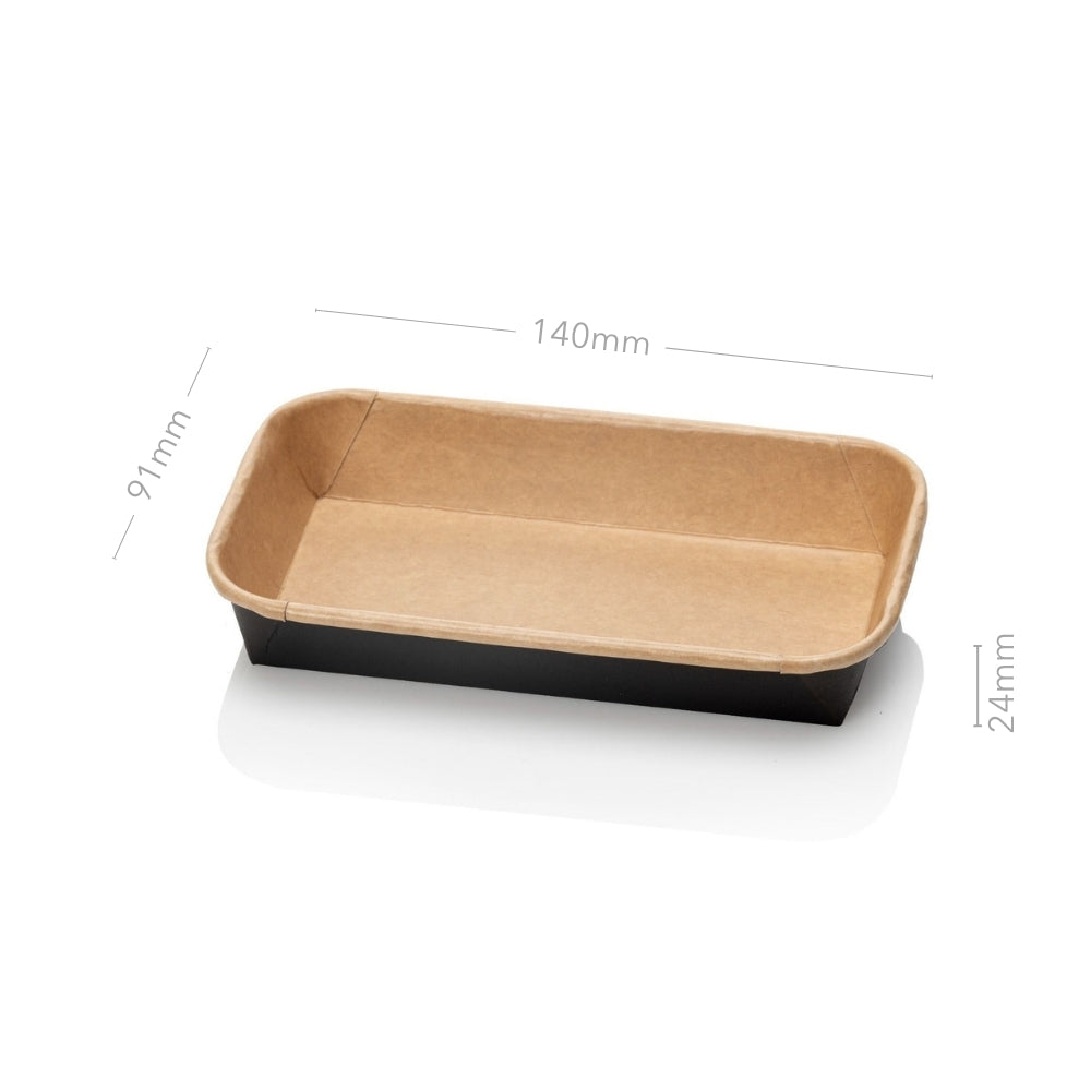 Salatschale Karton braun, rechteckig 275ml RPET Deckel 100 Stück Salatschale Karton braun, rechteckig 275ml RPET Deckel 100 Stück