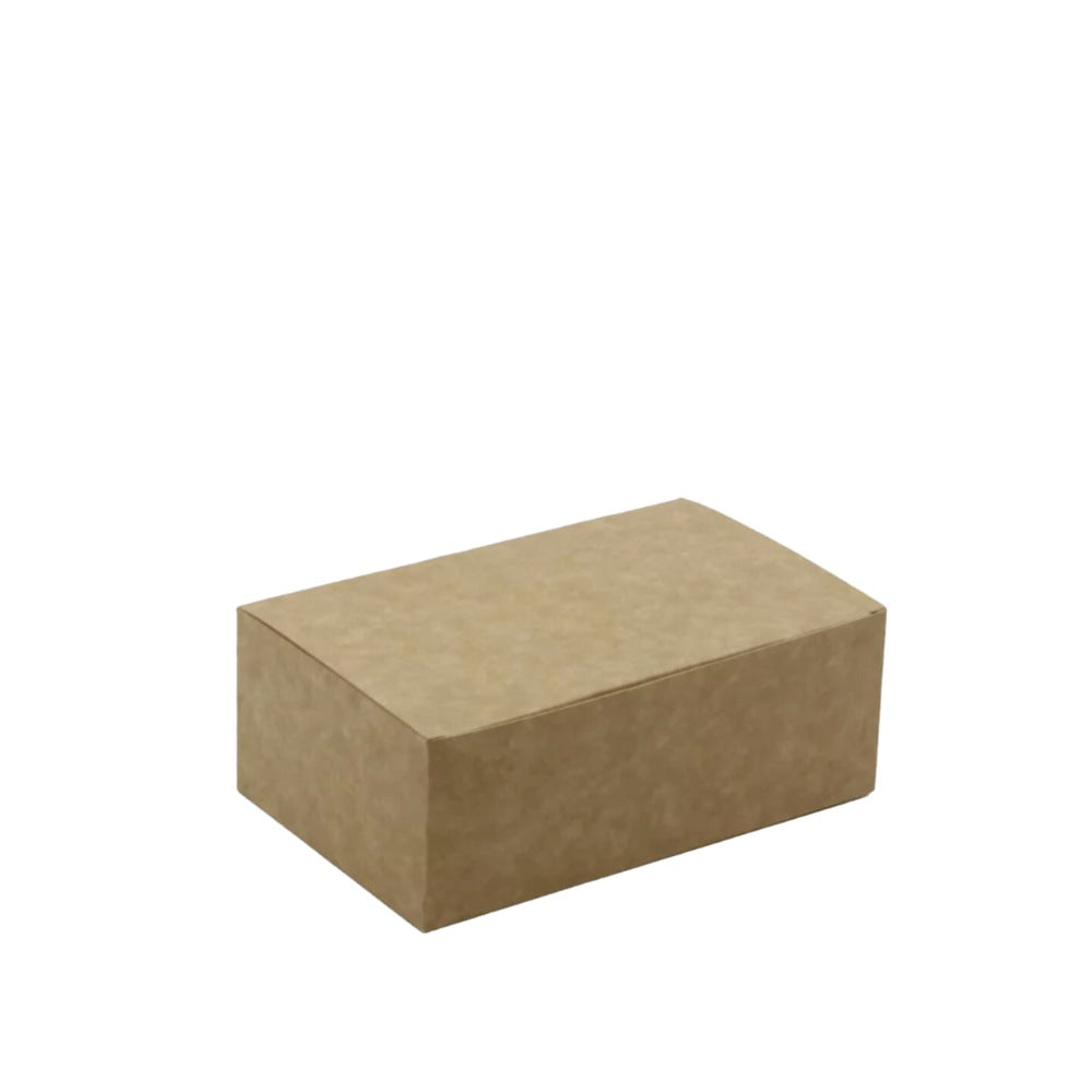 Snackbox, 160x100x60mm, braun-weiß, 300 Stk.
