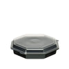 Duni Octaview® Box, 230x230x50mm, schwarz, 190 Stk.