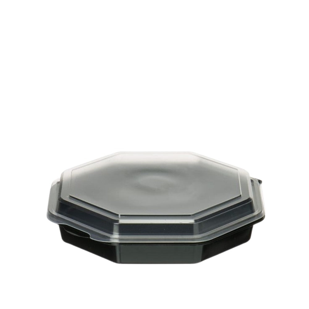 Duni Octaview® Box, 230x230x50mm, schwarz, 190 Stk.