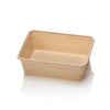 PP Rechteck-Schale 1000ml, 183x135x65mm, beige, 500 Stk.