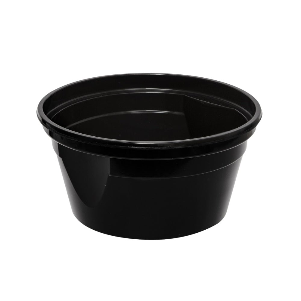 PP-Suppenbecher 560ml, Ø125x65mm, schwarz, 400 Stk.
