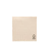 Recy-Cocktail-Servietten 2-lg, 20x20cm, 1/4 F., natur, 2400 Stk.