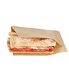 Sandwich-Beutel, 2-seitig offen, 25x13cm, braun, 100 Stk.