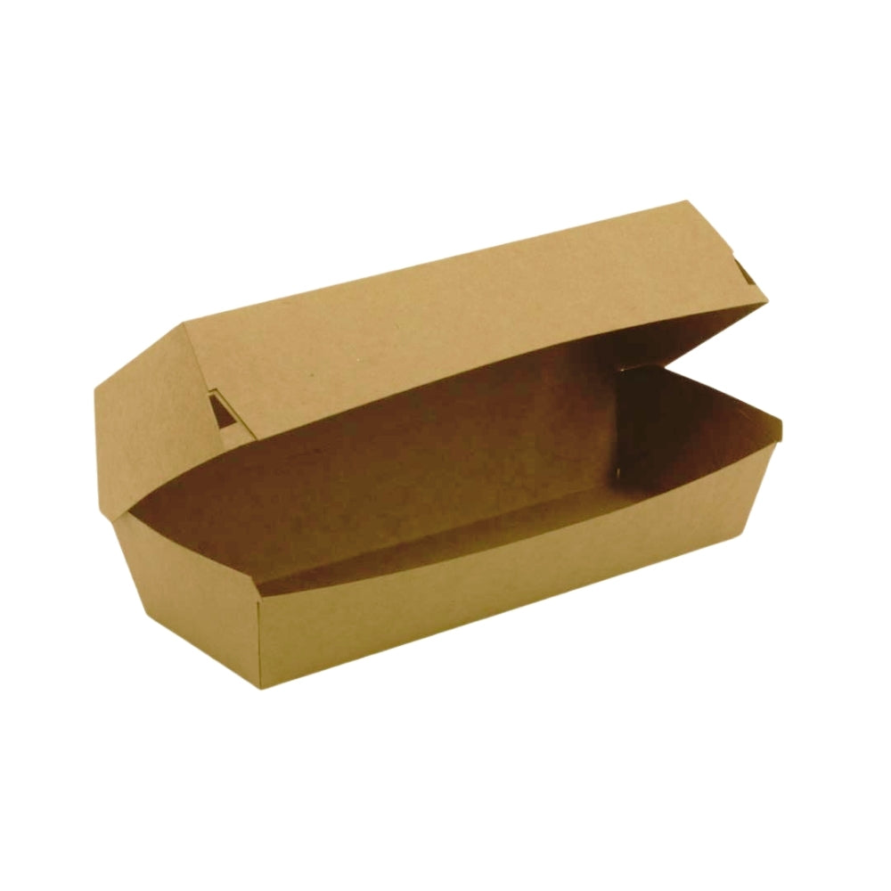 Sandwichbox plastikfrei, Kraftpapier, 205x70x75mm, 600 Stk.