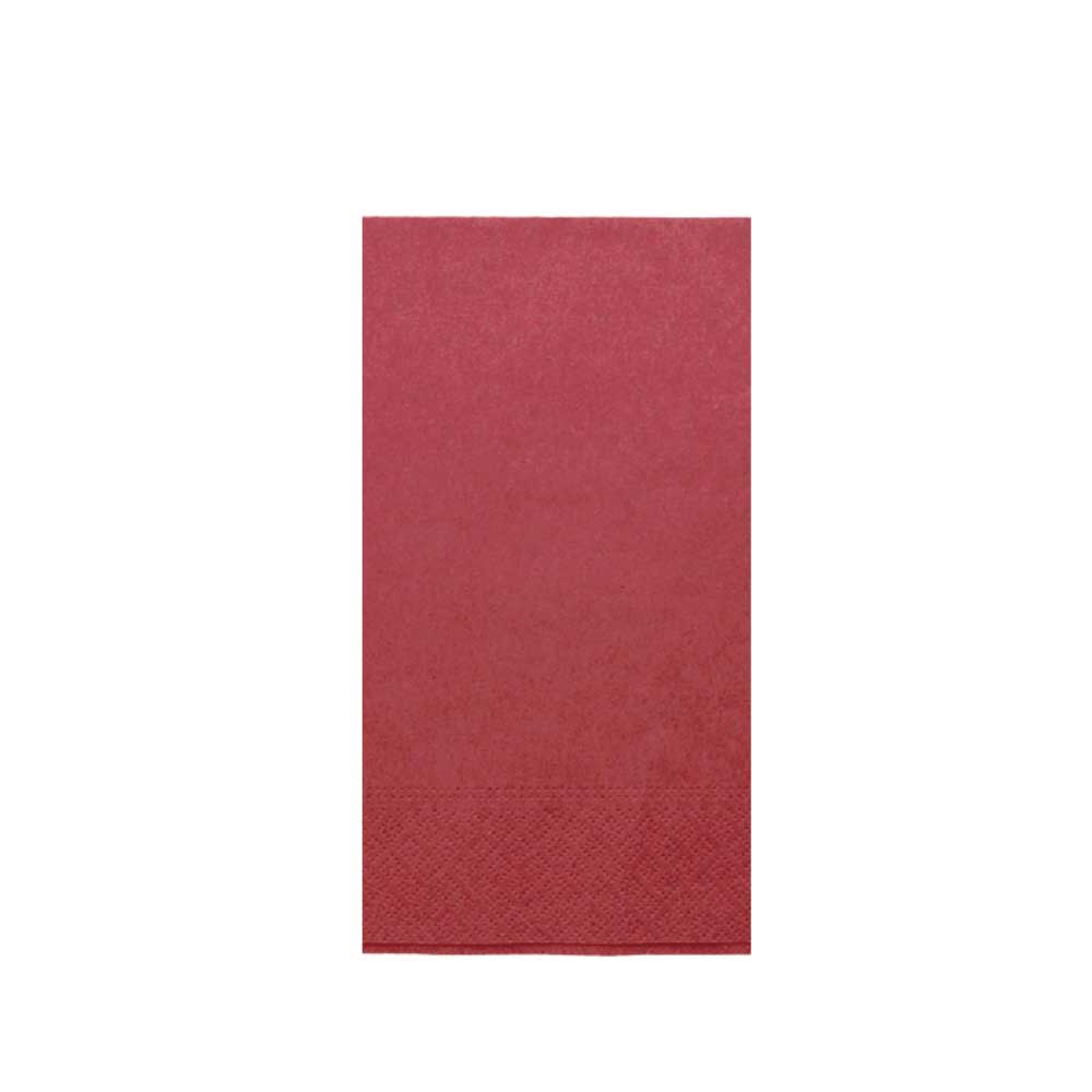 Servietten bordeaux, 3-lg, 33x33cm, 1/8 F., 1600 Stk.