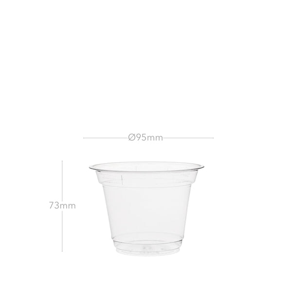 Smoothie-Cups 280ml, rPET, Ø95x73mm, 800 Stk.