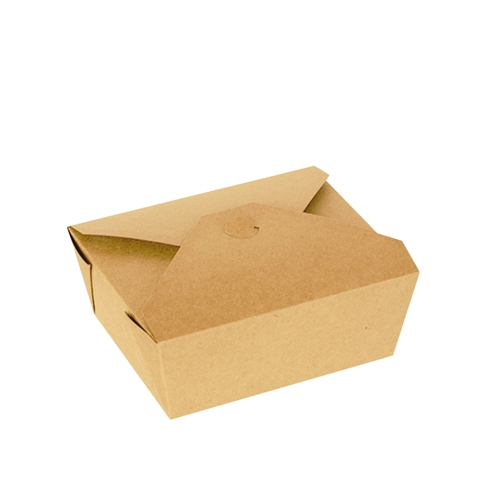 Take-Out-Box 1150ml, plastikfrei, Kraftpapier, braun, 150x120x65mm, 245 Stk.