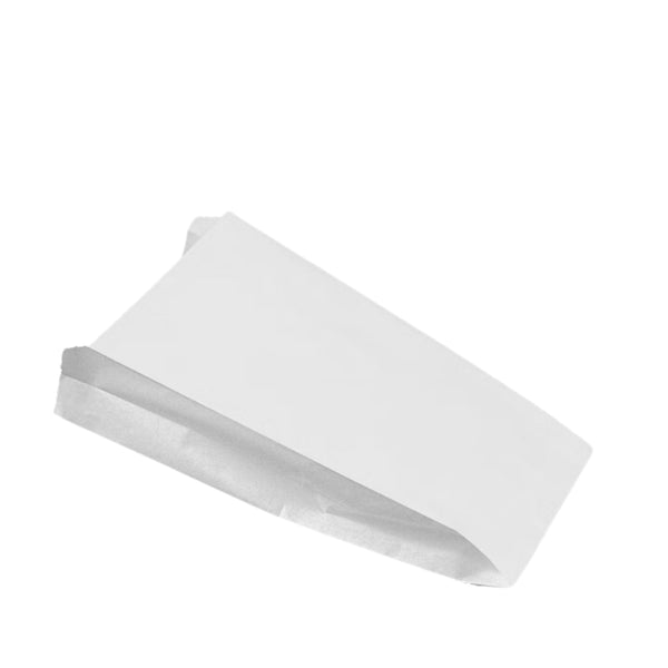 Warmhaltebeutel Maxi, weiß, Papier, 150x80x300mm, 500 Stk.