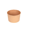 Papp-Becher, 245ml, kraft-braun, Ø92x58mm, 600 Stk.