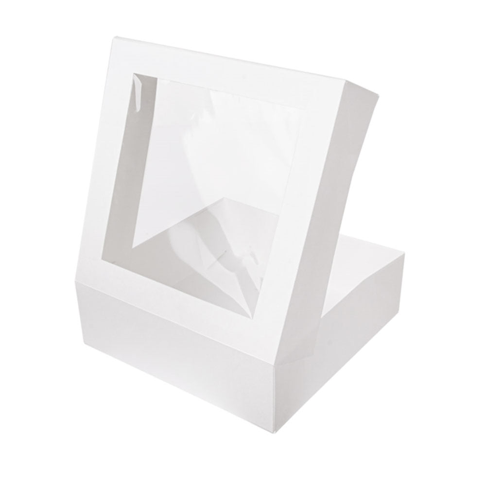 kuchen aufbewahren box 100x Kuchen-Boxen 320x320x100mm, weiß, THE PACK® – Packoa